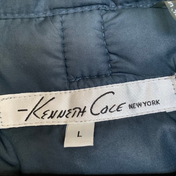 Kenneth Cole New York Grey Down Interior Coat - Picture 4 of 5